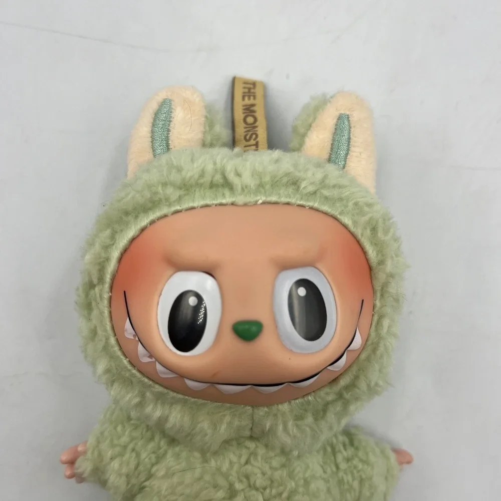 POP MART Style Green Grape The Monsters Exciting Macaron Plush Keychain 6